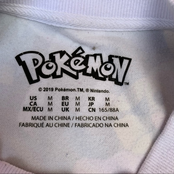 Pokémon All Over Print Characters Sweatshirt Pullover Official Unisex Medium - Picture 5 of 7